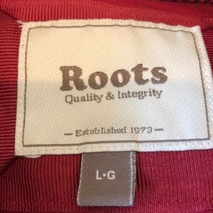 Roots buffalo plaid long sweatshirt